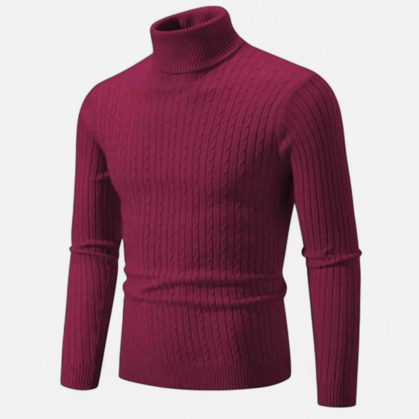 Dorevelle | Men’s Wool Turtleneck – High Neck Winter Elegance