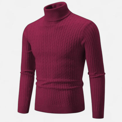 Dorevelle | Men’s Wool Turtleneck – High Neck Winter Elegance
