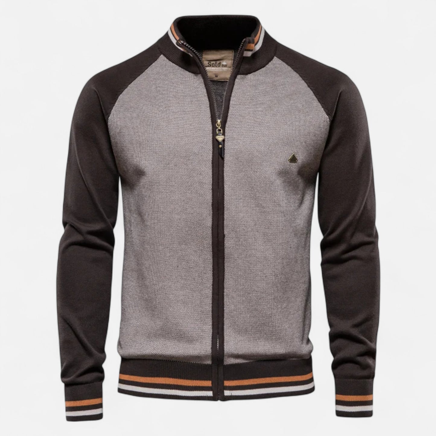 Dorevelle | Men’s Zipped Sweater – Heritage Cotton Knit