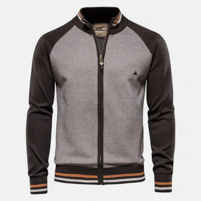 Dorevelle | Men’s Zipped Sweater – Heritage Cotton Knit
