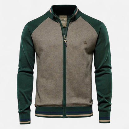 Dorevelle | Men’s Zipped Sweater – Heritage Cotton Knit