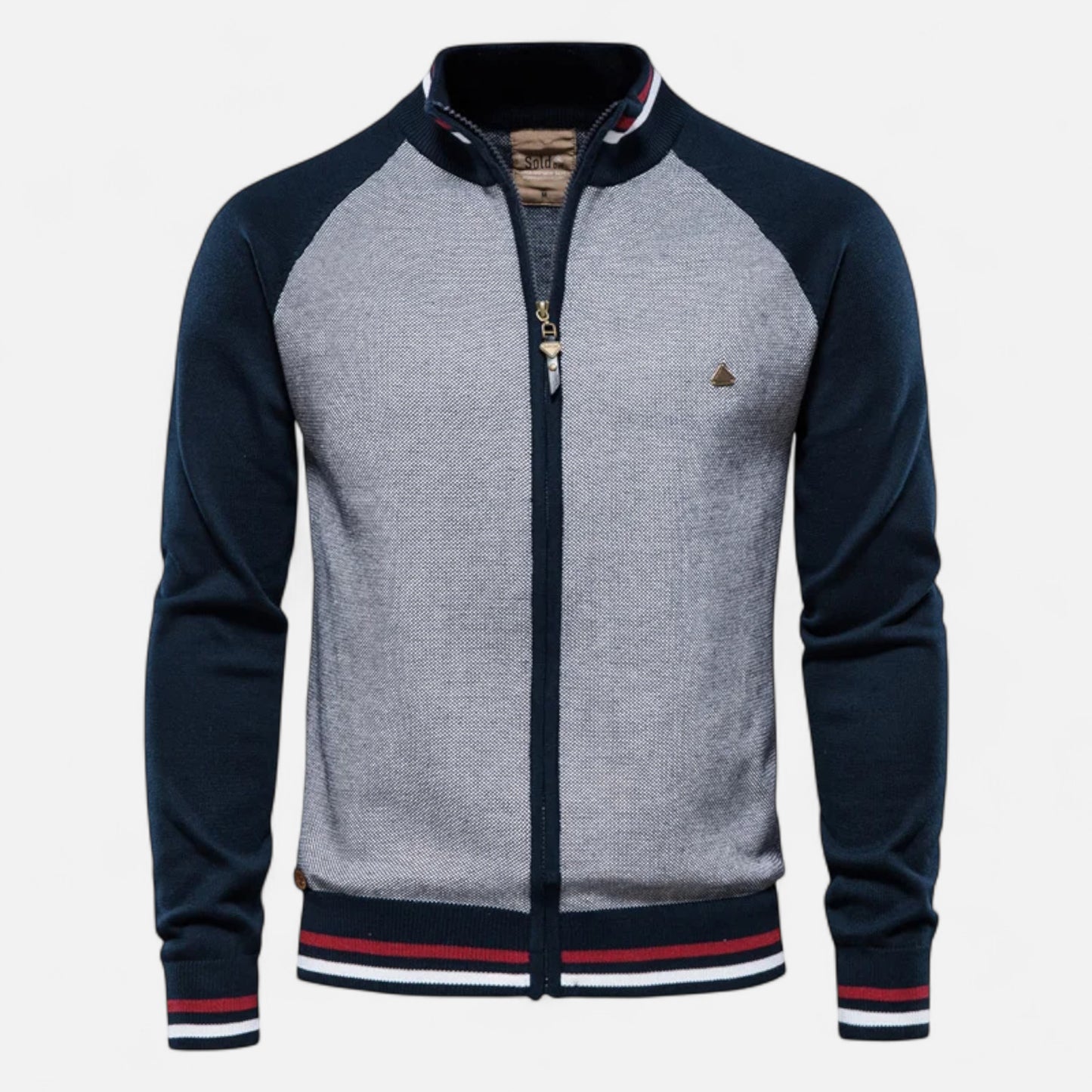 Dorevelle | Men’s Zipped Sweater – Heritage Cotton Knit