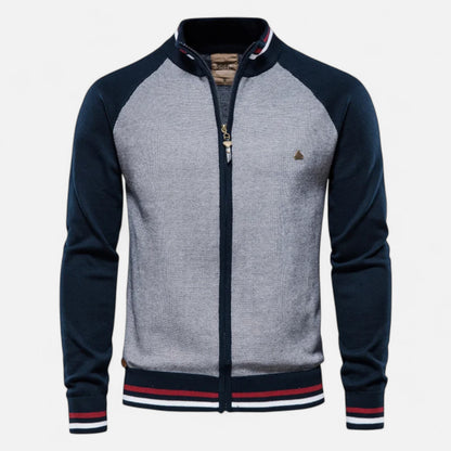 Dorevelle | Men’s Zipped Sweater – Heritage Cotton Knit